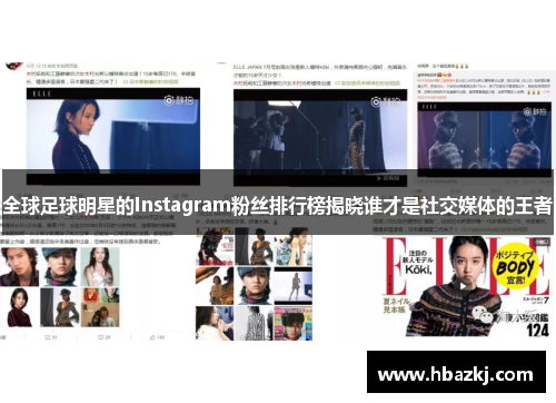 全球足球明星的Instagram粉丝排行榜揭晓谁才是社交媒体的王者